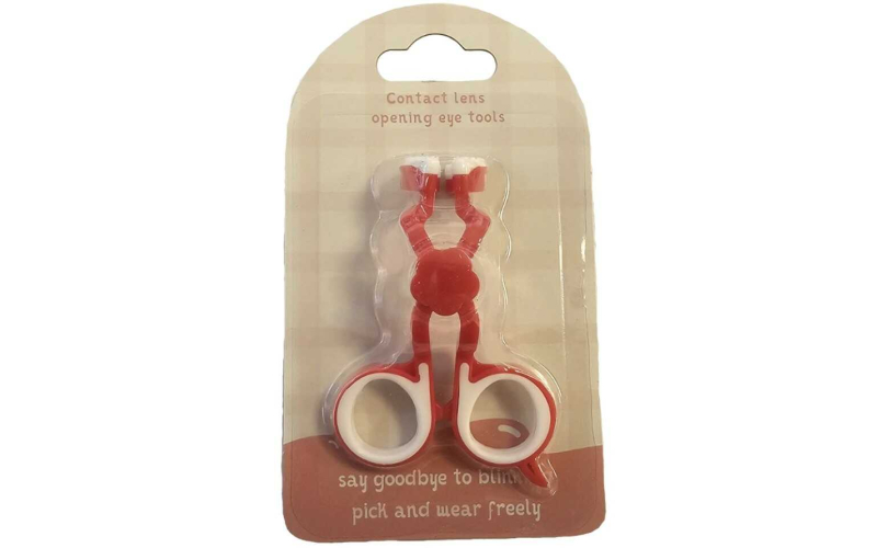  Апликатор за контактни лещи - червен - 1