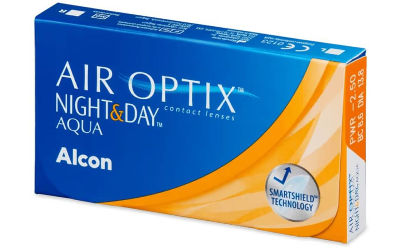 Μηνιαίοι φακοί επαφής AIR OPTIX NIGHT & DAY AQUA (3 φακοί)