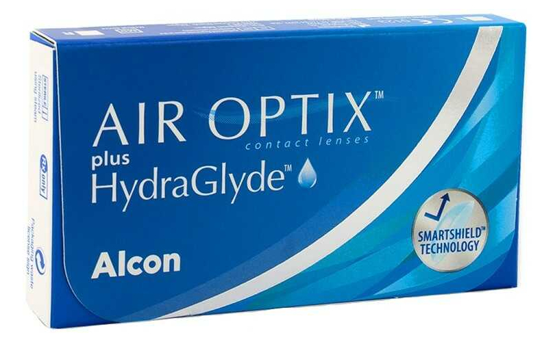 Μηνιαίοι φακοί επαφής Air Optix plus HydraGlyde (3 φακοί)