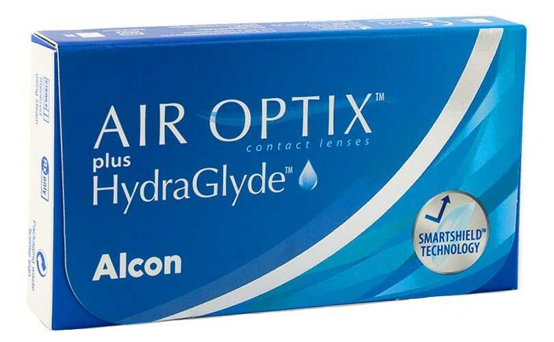 Μηνιαίοι φακοί επαφής Air Optix plus HydraGlyde (6 φακοί)