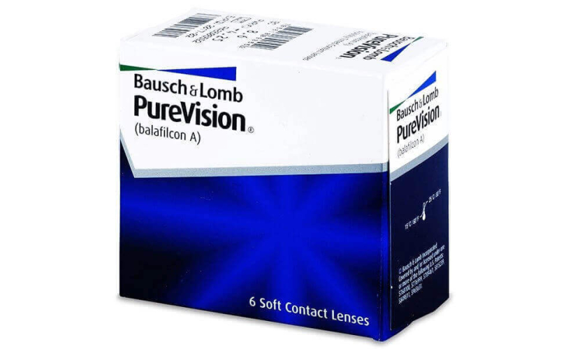 Μηνιαίοι φακοί επαφής PureVision (1 φακός)