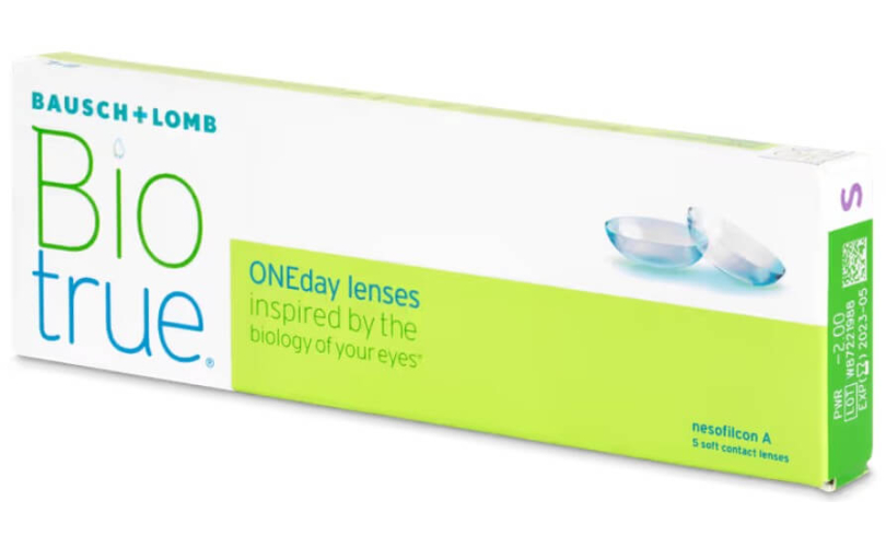Ημερήσιοι φακοί επαφής Biotrue ONEday(5 φακοί) - 1