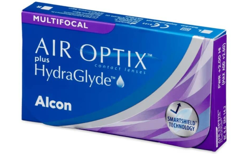 Πολυεστιακοί φακοί επαφής Air Optix plus HydraGlyde MULTIFOCAL (3 φακοί)