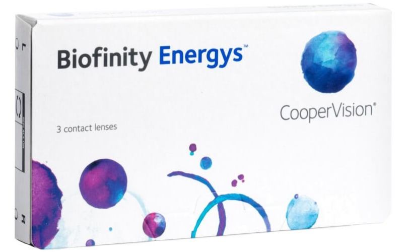 Μηνιαίοι φακοί επαφής Biofinity Energys (3 φακοί)