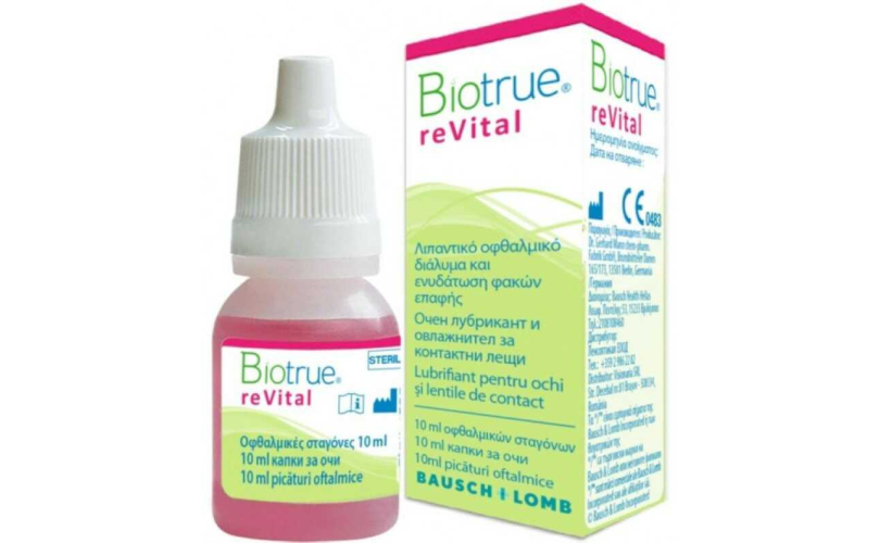 Овлажняващи капки за очи Biotrue Revital 10 ml