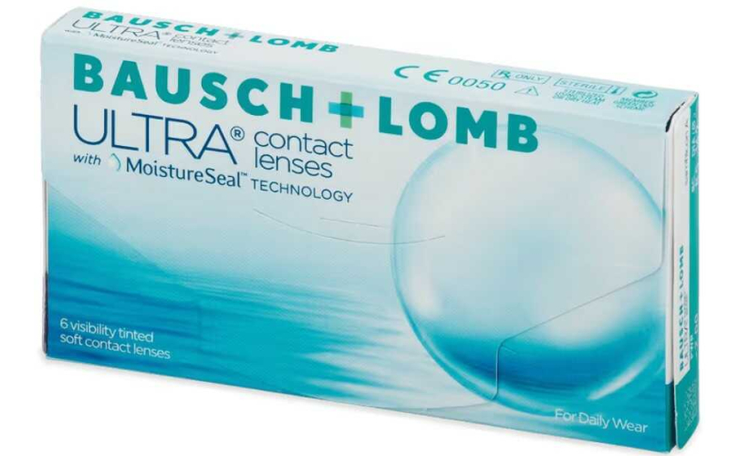 Μηνιαίοι φακοί επαφής Bausch + Lomb ULTRA (6 φακοί)